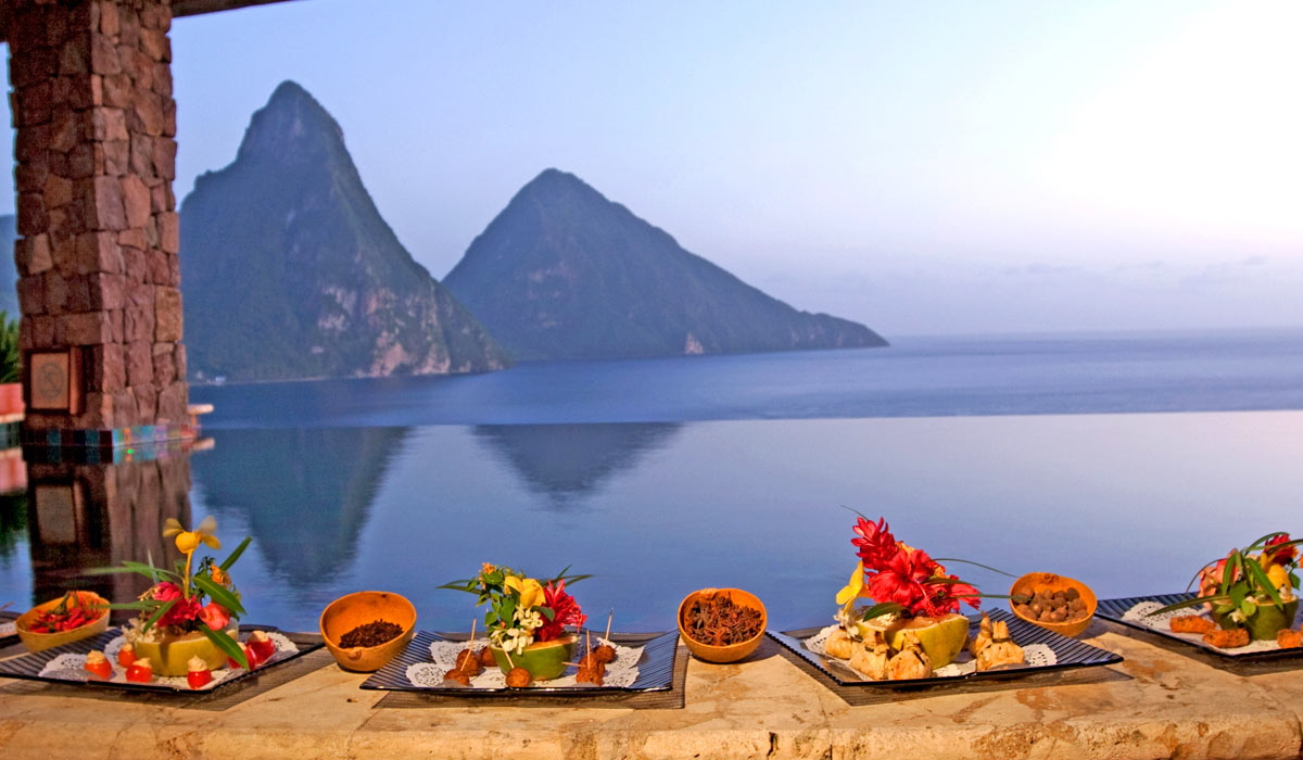 Special culinary events at Jade Mountain