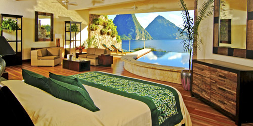 Jade Mountain - The sexiest beds in the Caribbean